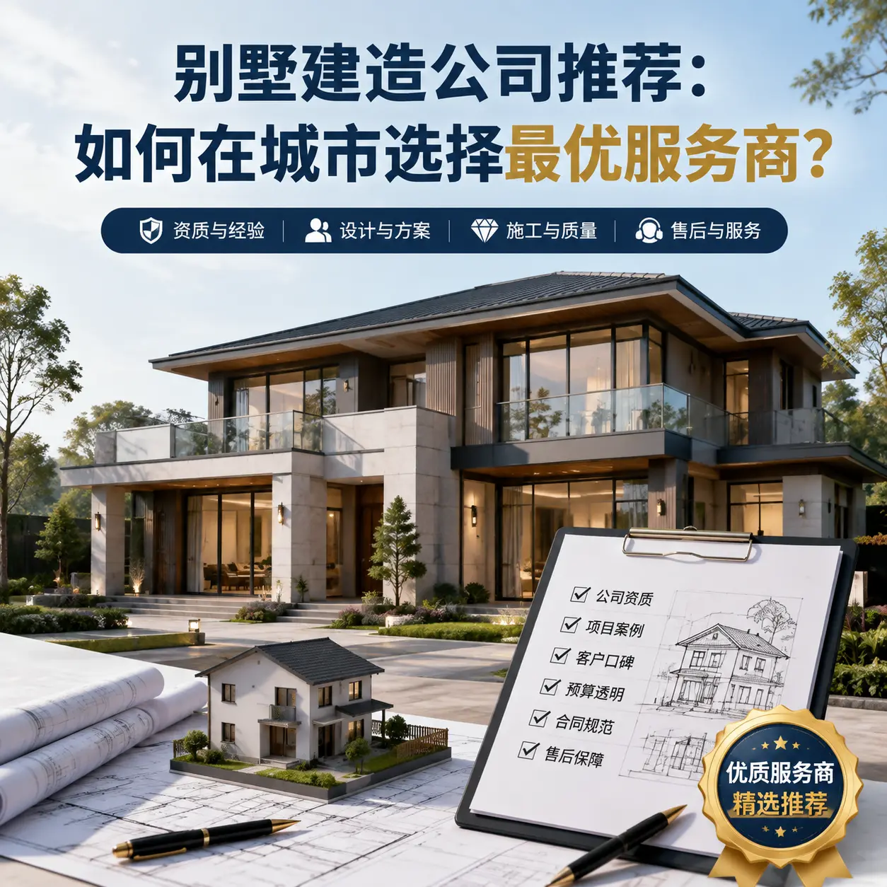 别墅建造公司推荐：如何在 红花岗 选择最优服务商？
