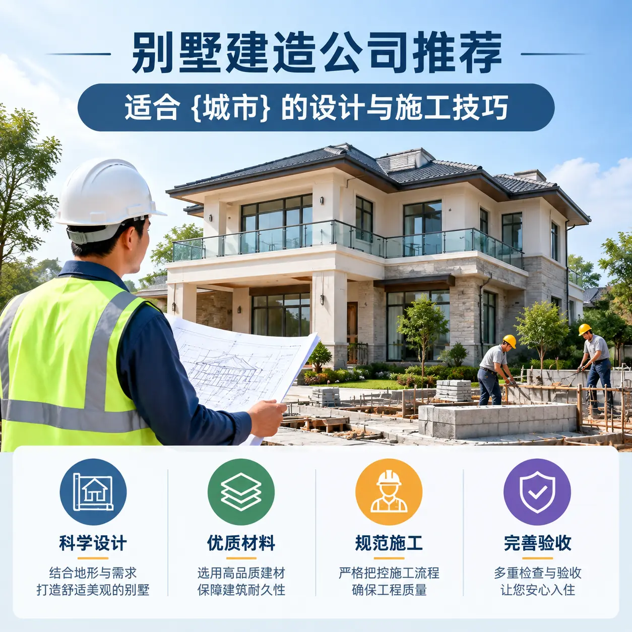 别墅建造公司推荐：适合 红花岗 的设计与施工技巧