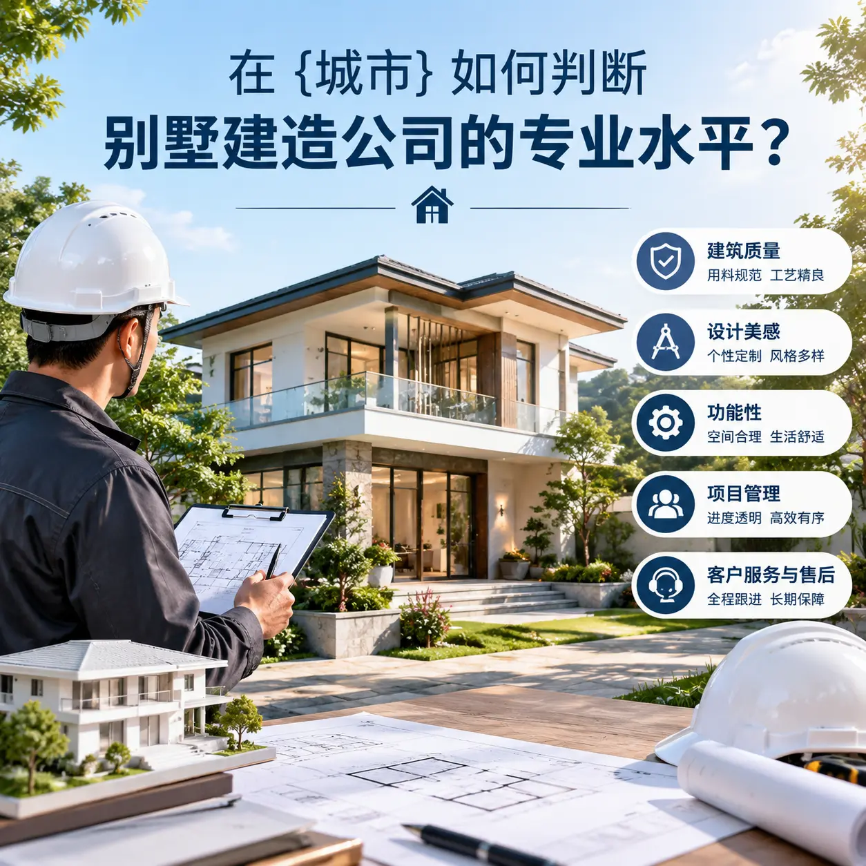 在 红花岗 如何判断别墅建造公司的专业水平？