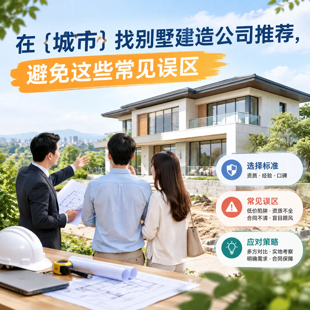 在 红花岗 找别墅建造公司推荐，避免这些常见误区