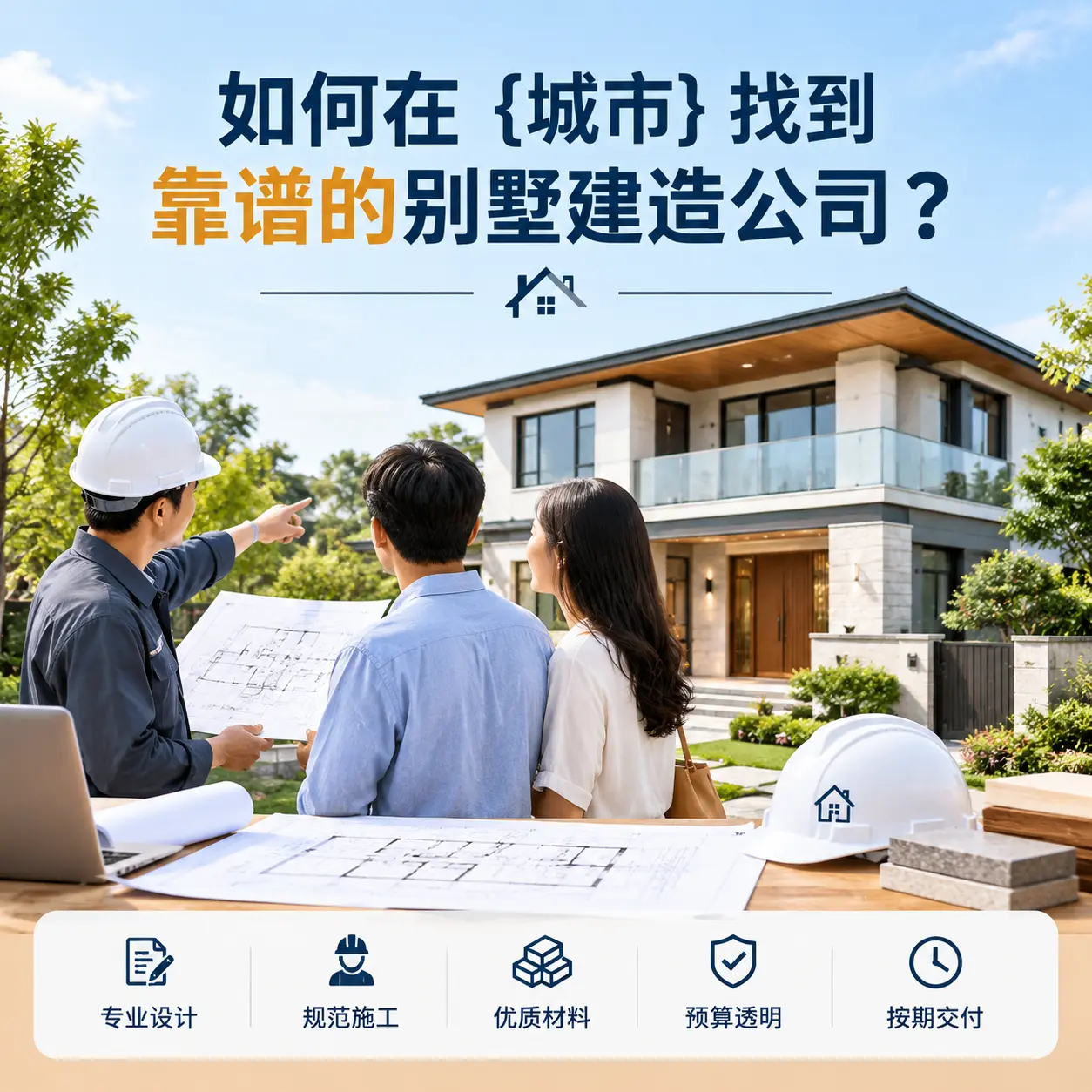 如何在 红花岗 找到靠谱的别墅建造公司？