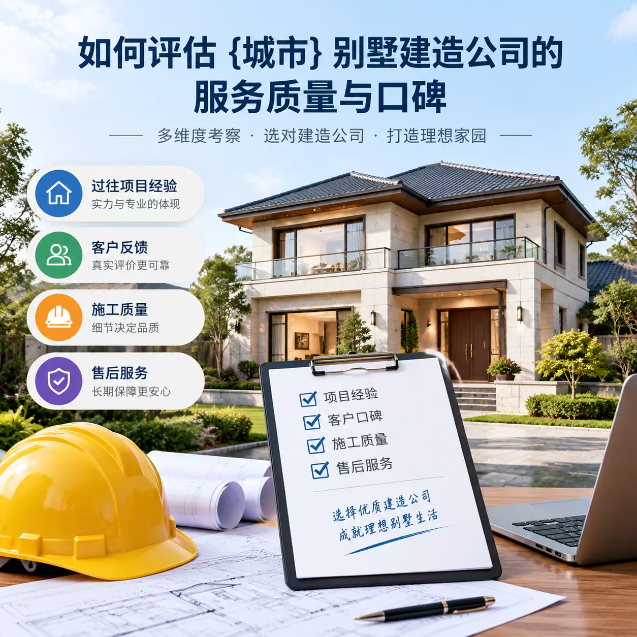 如何评估 红花岗 别墅建造公司的服务质量与口碑