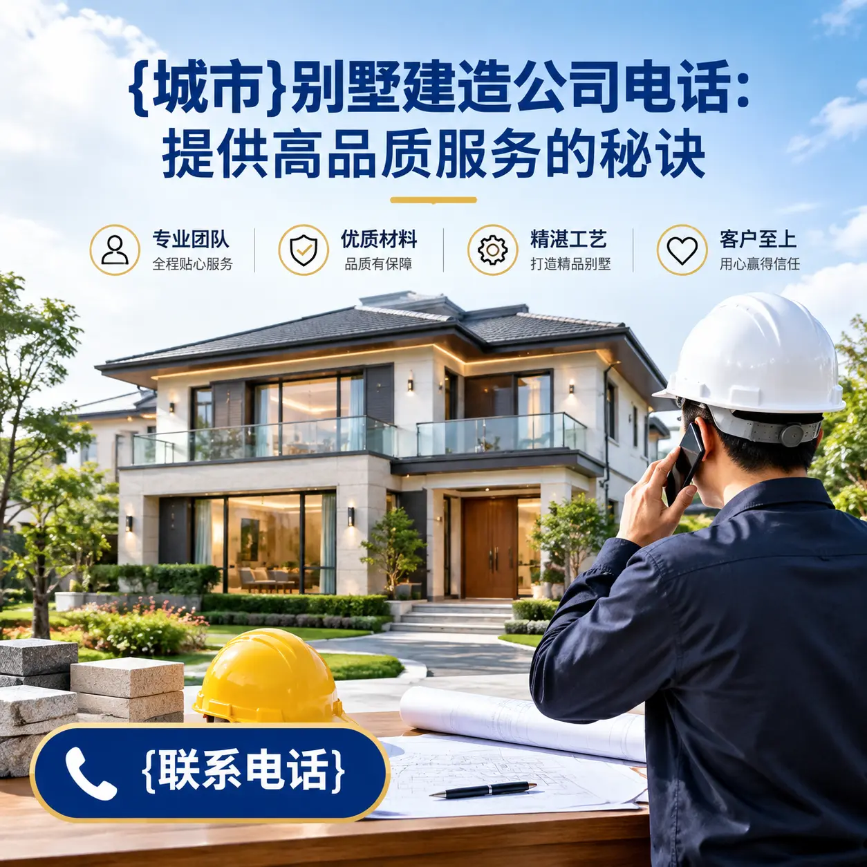 红花岗别墅建造公司电话：提供高品质服务的秘诀
