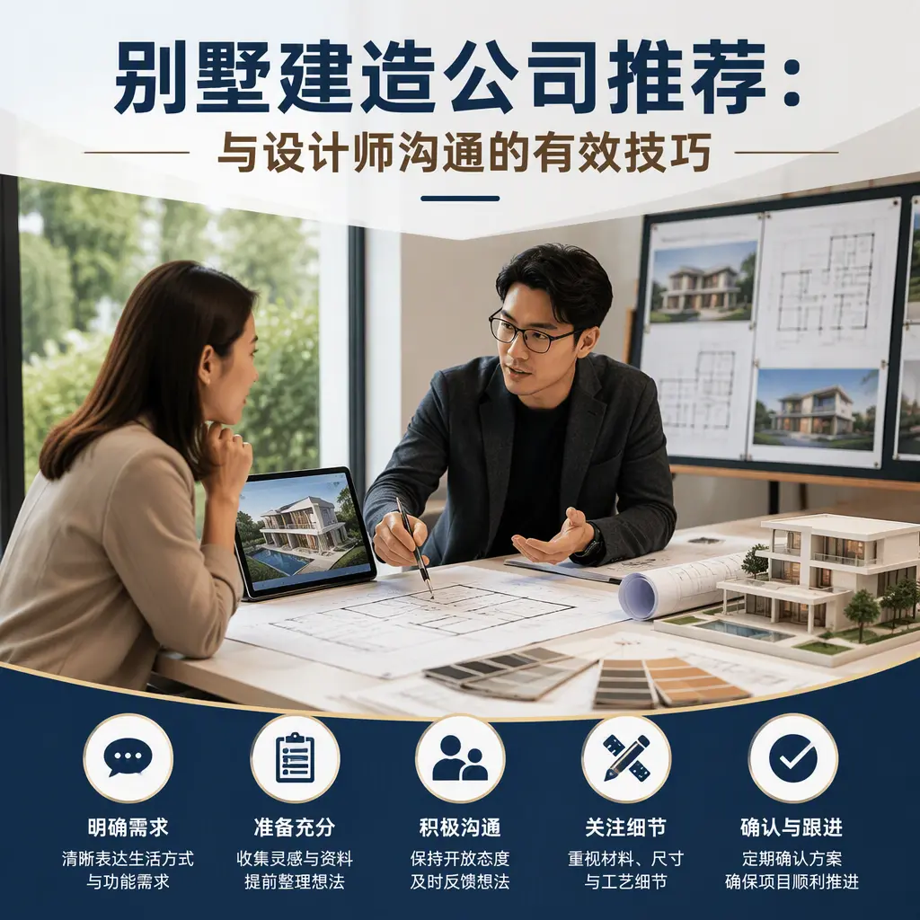 别墅建造公司推荐:与设计师沟通的有效技巧在 红花岗