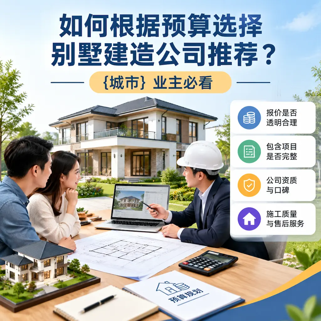 如何根据预算选择别墅建造公司推荐？ 红花岗 业主必看