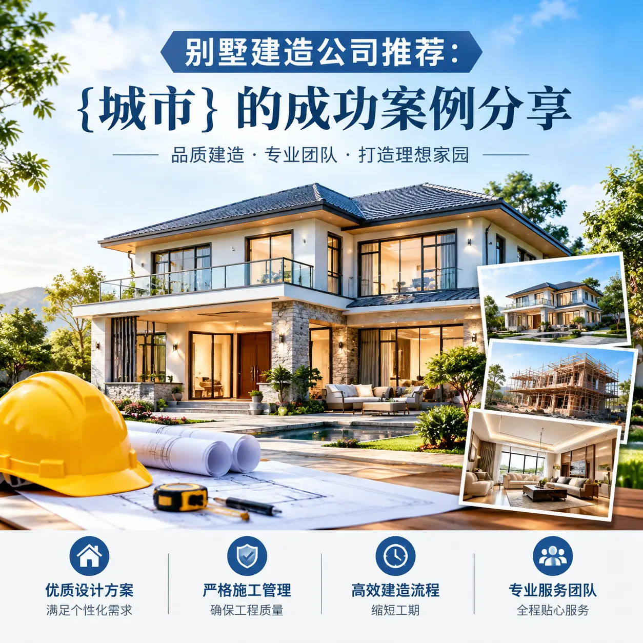 别墅建造公司推荐: 红花岗 的成功案例分享