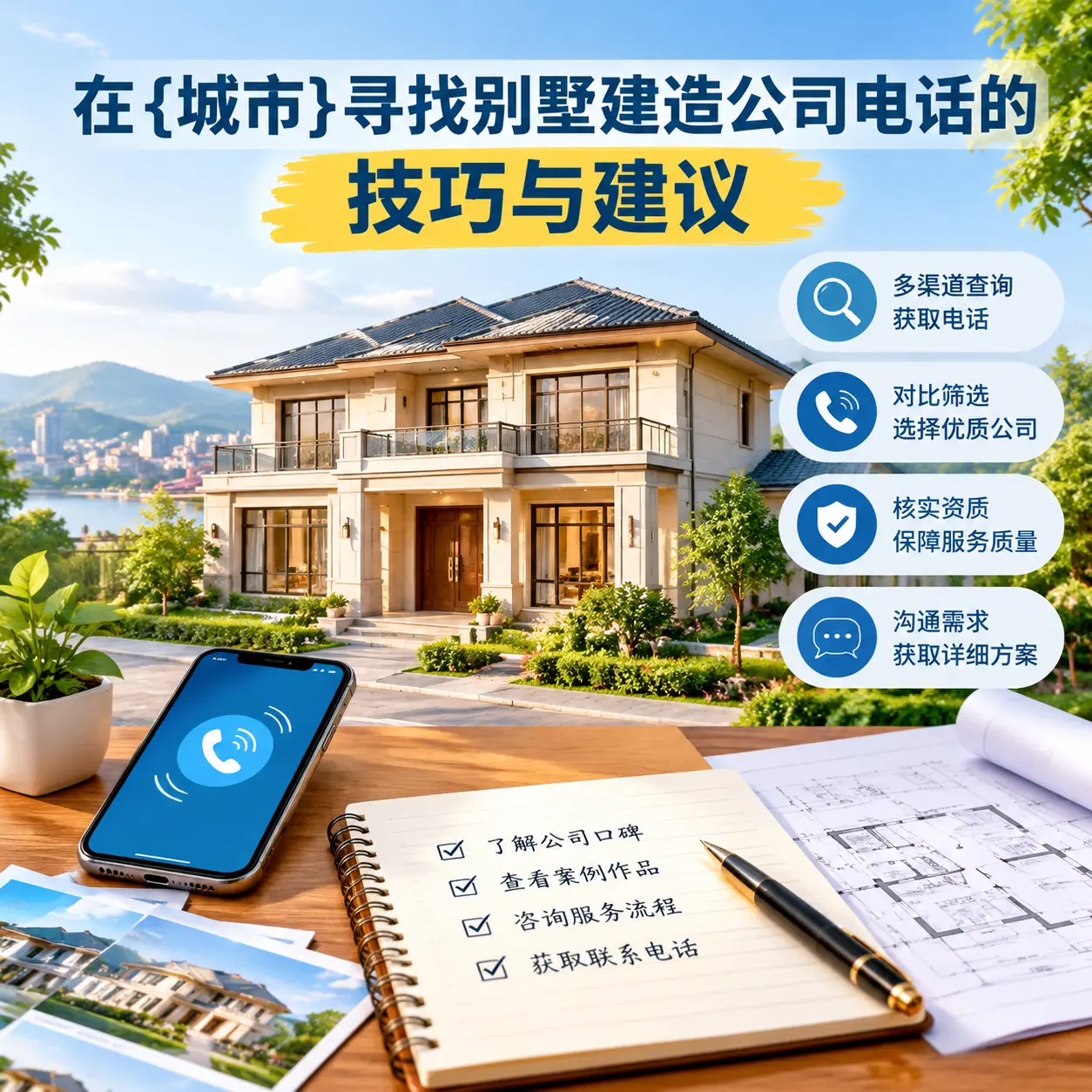 在红花岗寻找别墅建造公司电话的技巧与建议