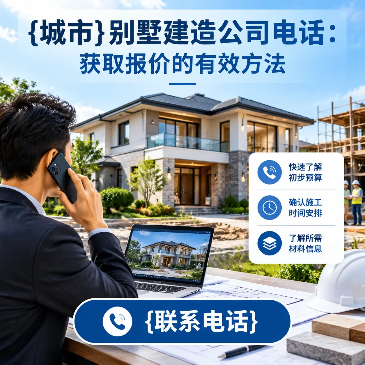 红花岗别墅建造公司电话：获取报价的有效方法