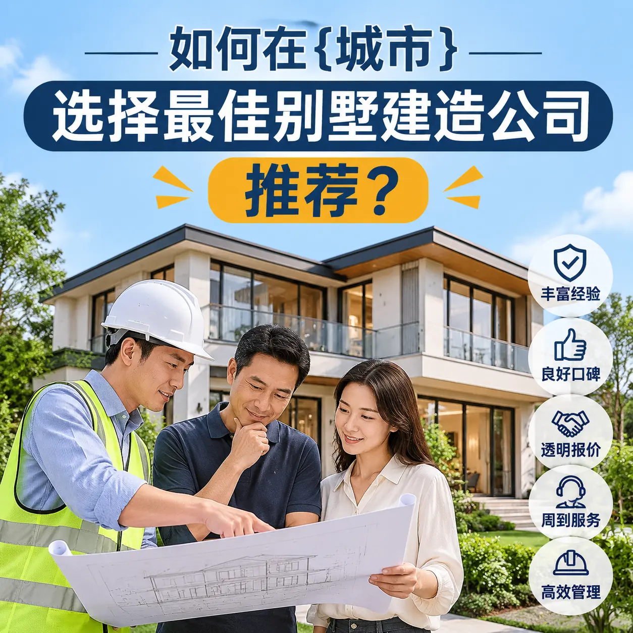 如何在 红花岗 选择最佳别墅建造公司推荐？